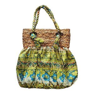 Cappelli Straworld Bohemian Beach Y2K Bag Green/Blue